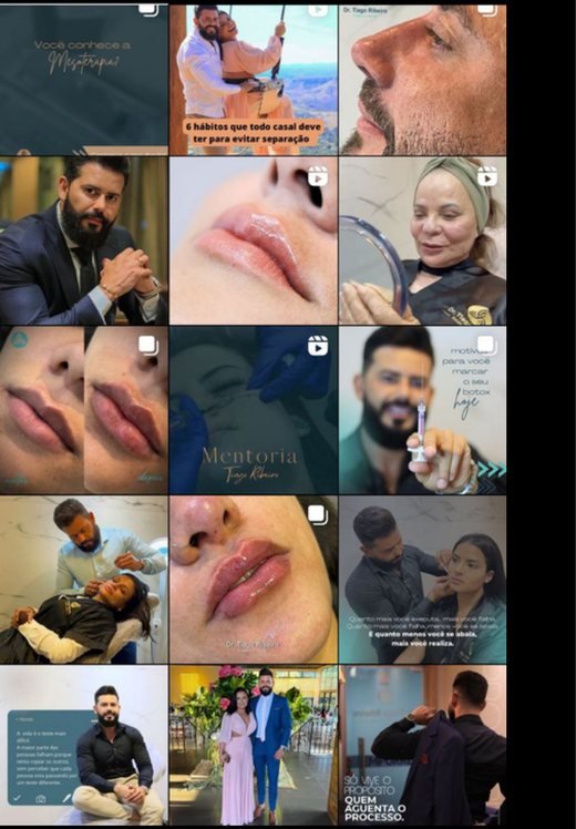 Feed de @drtiagoribeiro depois da gestão da REC INNOVE